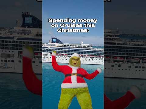 Cruises are the BEST Christmas presents! 😂🎁🛳 #cruisememe #cruisehumor #christmascruise