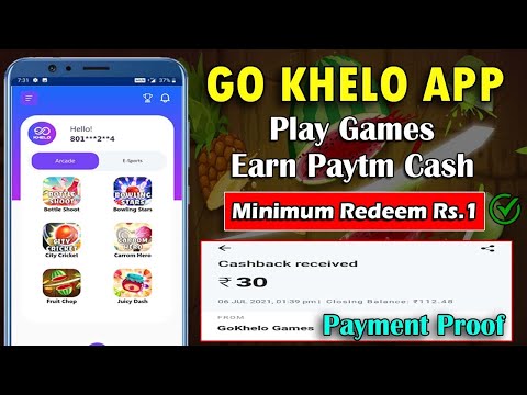 Go Khelo App 🤑🤑| Earn Free Paytm Cash By Playing Games | Paytm Cash Earning Apps | Earn Money Telugu