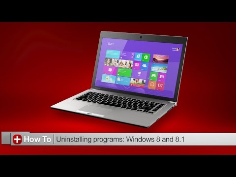 Toshiba How-To: Uninstall programs and apps with Windows 8