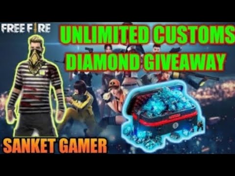 sanket gamer is live||Free Fire live unlimited custom rooms giveway🔥||playing with subscribers