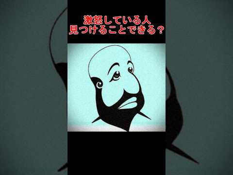 あなたは激怒している人を見つけることができる？