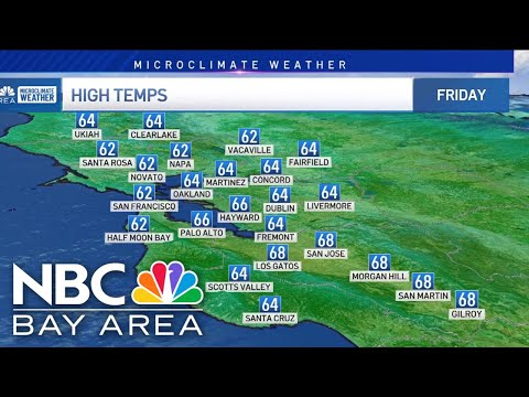 Bay Area forecast: 60s on Friday