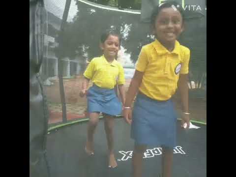 VEVEAHAM KIDZ SCHOOL - (LKG B) Trampoline Activity