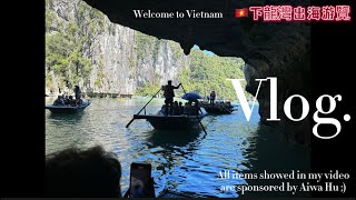 北越旅遊行程，世界新七大奇景《海上桂林》之稱的【下龍灣】，望著海灣中一望無際的千年島嶼，眾多島嶼與喀斯特石灰岩地形集成的天然奇景