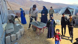 🧑‍🎓🏕️Hassan's Return: Building Beautiful Stone Steps with Amir's Family