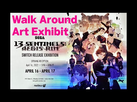 13 Sentinels : Aegis Rim Art Exhibition Walk Around 4K