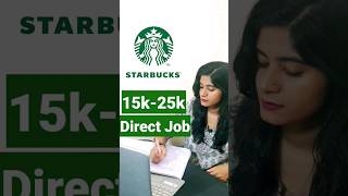 Starbucks 12th pass jobs #starbucks #jobsforfresher