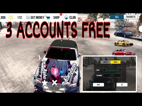 FREE ACCOUNT IN CAR PARKING PART(2) #carparkingmultiplayer#cpm#freeaccountcarparkingmultiplayeru#cpm