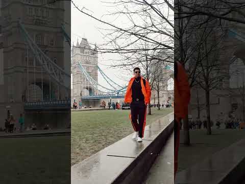 From airport to tower bridge in London. London transition . #shorts #london #transition