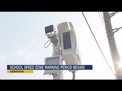 Warning period for school speed zone safety program begins today in Sarasota