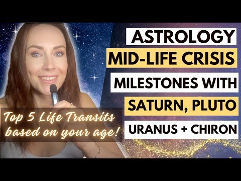 Top 5 Astrology Milestones | Mid-Life Crisis: Saturn Returns, Pluto Square, Chiron Return & more!