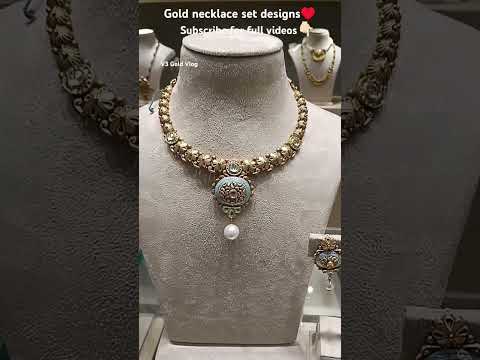 Shadi k liye perfect necklace designs#necklacedesigns #necklaceset #ethnicnecklace #goldnecklace