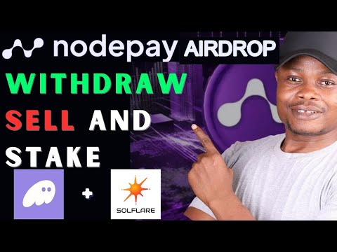 Nodepay Claiming and Staking Using Phantom Wallet and Solflare Wallet | How To Sell $NC Token