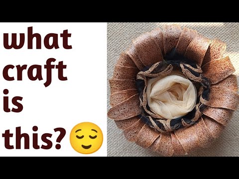 what craft is this#best out of waste meterial#waste meterial craft ideas#viral