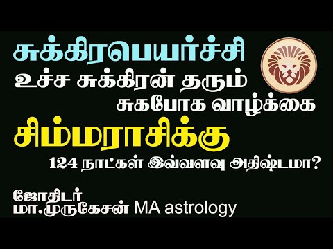 SIMMAM சிம்மம் சுக்கிரபெயர்ச்சி பலன் 2025 astrotvadidhiyan