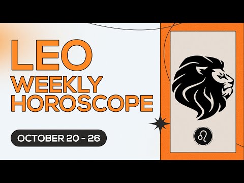 Leo Weekly Horoscope: October 20 to 26, 2024