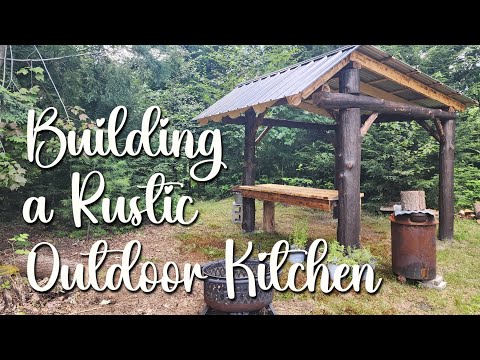 Rustic Outdoor Kitchen Build