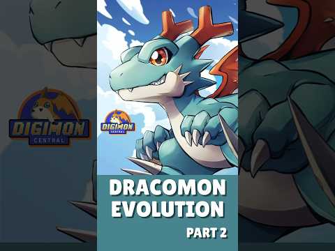 Dracomon Evolution Line Part 2 #Shorts