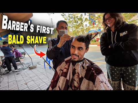 Asked The Barber To Shave My Head bald. Hilarious reaction