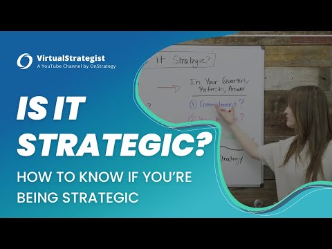 How to be Strategic: Business Strategy Checklist