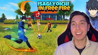 ISAGI YOICHI IN FREE FIRE🗿- Free Fire X Blue Lock + Gameplay 🥶