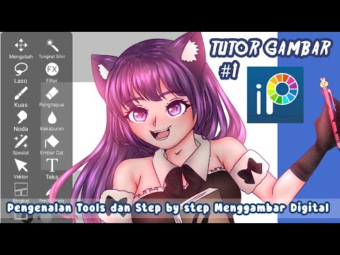 💜【 DRAWING TUTORIAL 】 #1 Belajar tools dan fitur fitur dasar dulu sebelum next step :3 💕