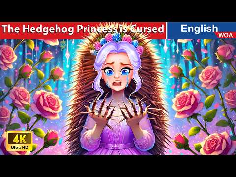 The Hedgehog Princess is Cursed 🙏 English Storytime🌛 Fairy Tales in English @WOAFairyTalesEnglish