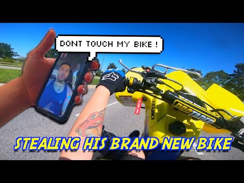 STEALING MY BEST FRIENDS NEW DIRT BIKE ! ( HE'S PISSED ) | Randy Mai