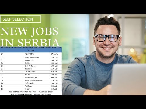 SERBIA JOB OPPORTUNITIES FOR INDIAN |  SERBIA VISA | SERBIA VISA FOR INDIANS | JOBS IN SERBIA