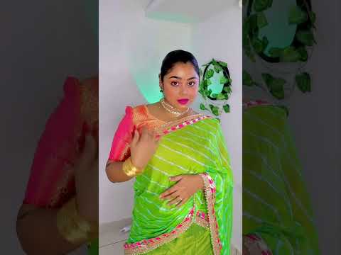 New Durga Puja Look in Lehenga #shorts #youtubeshorts #transition #transformation