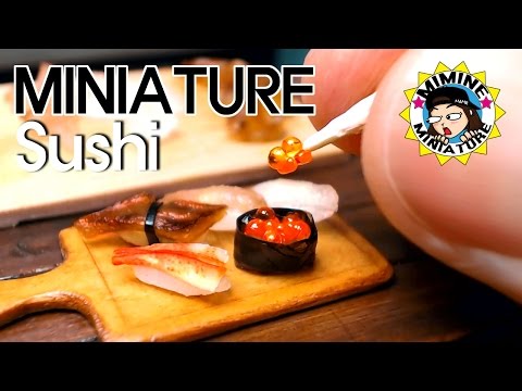 Miniature Real Cooking - Sushi / Mimine Miniature