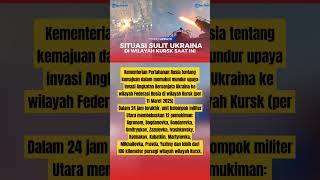 PASUKAN UKRAINA BUTUH TAMBAHAN PERSONEL DAN AMUNISI DI KURSK, RUSIA KIAN MERAJALELA