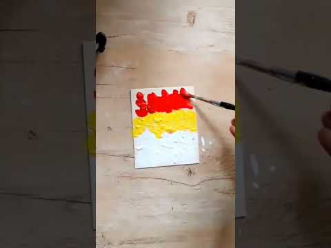 abstract painting in just 2 mins #parth #parthtyagistudios #abstract #abstractpainting