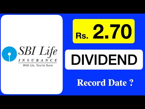 Sbi Life Insurance Company Share Dividend 2025