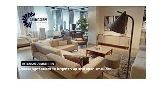 Beige Brown Modern Interior Design Blog Banner