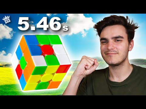 The BEST Scramble EVER? 5.46s RUBIKS CUBE SOLVE! PB Reconstruction