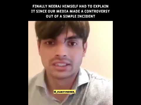 NEERAJ CHOPRA talks about his Tokyo Olympics Incidence.