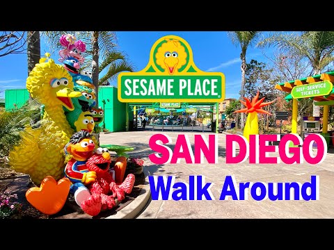 Sesame Place San Diego 2022 Walk Around POV 4K