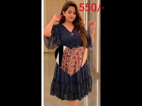 Women fashionable kurtis below 600/-