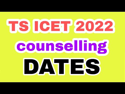 ts icet counselling dates 2022 in telugu |  icet counselling schedule latest news