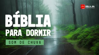 VERSÍCULOS PODEROSOS PARA DORMIR BEM | SOM DE CHUVA 📘🌧️- Bíblia JFA Offline