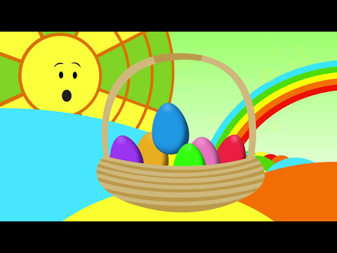 Animated Surprise Eggs for Learning Colors Part II