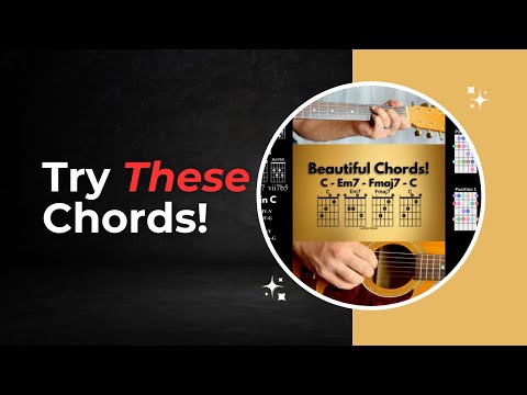 Try this beautiful sounding chord progression! Grab your guitar and play along!