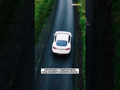 Українцям у Нідерландах слід оновити номерні знаки🚙 #visitukraine #ukraine #нідерланди #новини