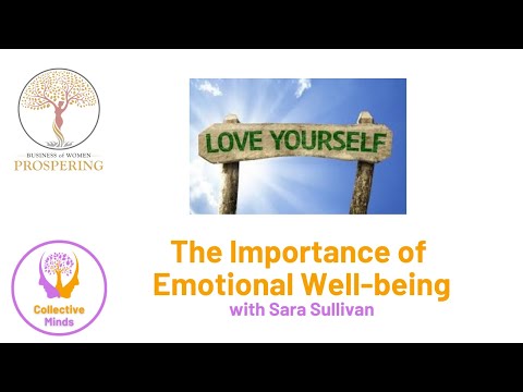 Sunday night Call - The Importance of Emotional Well-being with Sara Sullivan