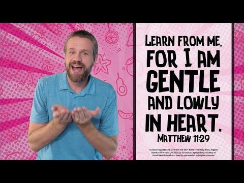 I Am Gentle! (Matthew 11:29) | Memory Verse Song for Kids