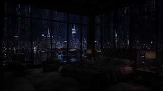 Asmr - Fall Asleep Quickly With The Sound Of Rain 🎧 Cozy Bedroom In The City