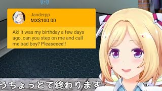 Aki calls Rosetai a "bad boy" for his birthday [Aki Rosenthal] [Hololive/ENG Sub]