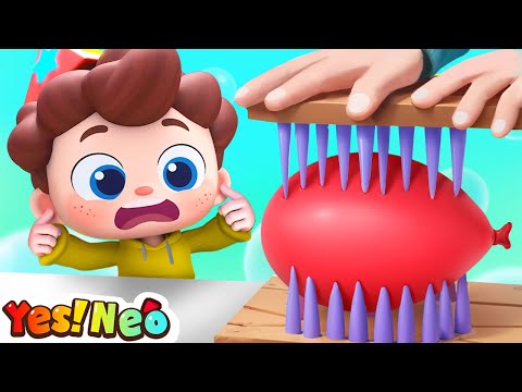 Balloon Pop Song | Learn Science | Educational Video | Nursery Rhymes & Kids Songs | Yes! Neo