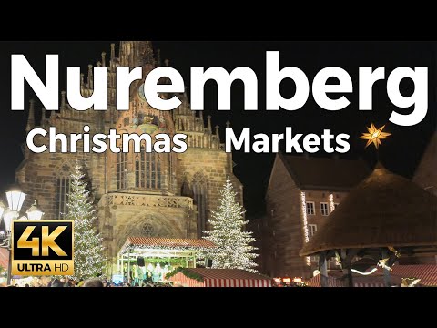 Nuremberg (Nürnberg) Christmas Markets, Germany Walking Tour - With Captions